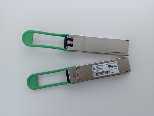 100GBASE-LR4 QSFP28 โมดูลรับส่งสัญญาณแสง SPQ-CE-LR-CDFF LAN WDM EML SMF