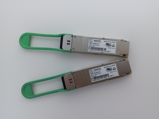 100GBASE-LR4 QSFP28 โมดูลรับส่งสัญญาณแสง SPQ-CE-LR-CDFF LAN WDM EML SMF