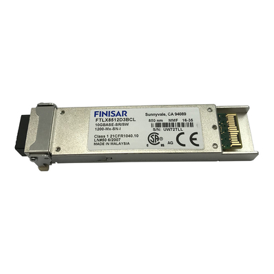 Finisar FTLX8512D3BCL 300 ม. 10Gb / S 850nm มัลติโหมด Datacom XFP โมดูลรับส่งสัญญาณแสง