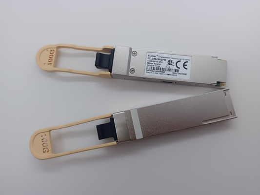 อริจินัล ฟินิสาร์ FTLC9559REPM 100G QSFP28 SR4 เทรนซีเวอร์ MPO-12 100m OM4 MMF ด้วย DDM