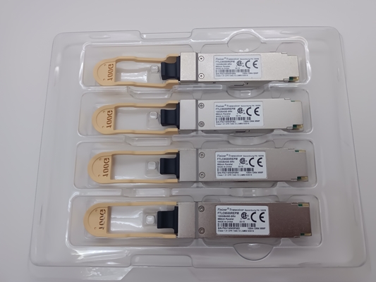 อริจินัล ฟินิสาร์ FTLC9559REPM 100G QSFP28 SR4 เทรนซีเวอร์ MPO-12 100m OM4 MMF ด้วย DDM
