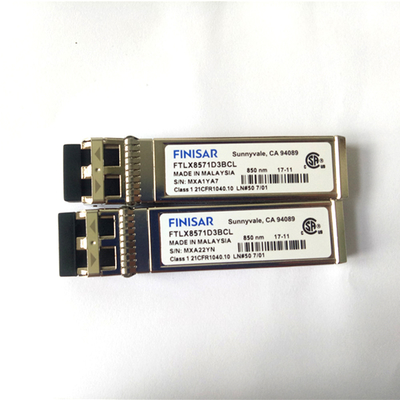 Finisar FTLX8571D3BCL 10Gb/s 850nm Multimode Datacom SFP+ โมดูลตัวรับแสง