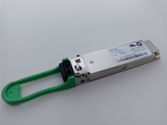 โบรคเกด 57-1000480-01 XBR-000285 128G QSFP28 2km 1310nm SMF Transceiver Module พร้อม LC Connector