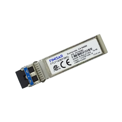 โมดูลตัวรับแสงแบบ LC ของ Finisar FTLF1436P3BCL ตัวเดิม Duplex SMF 1310nm Band 25.78 Gb/s
