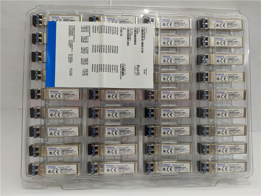 โมดูลตัวรับแสงแบบ LC ของ Finisar FTLF1436P3BCL ตัวเดิม Duplex SMF 1310nm Band 25.78 Gb/s