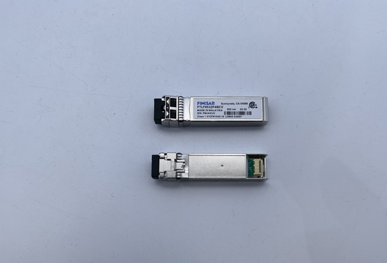 โมดูลออปติกอล FTLF8532P4BCV ของแท้ของ Finisar 32G 850nm ยาวคลื่นสั้น SFP + Transceiver