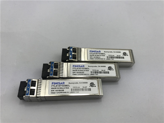 โมดูล FTLX1471D3BCV ของ Finisar ของเดิม 10G คู่อัตรา 10 กม. SFP+ 10 กม.