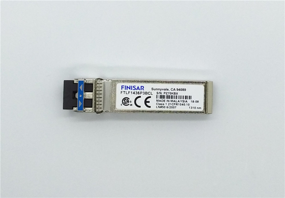 โมดูล FTLF1436P3BCL ของ Finisar แท้ โมดูล Duplex SMF 1310nm แบนด์ 25.78 Gb/S โมดูลรับ LC
