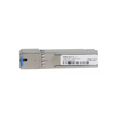 GPON OLT C++++SFP ออปติก แทรนเซฟเวอร์ 1490/1310nm 20km SC Connector สายไฟเบอร์ออปติกสําหรับ FTTH ONT IP Network 4G 5G WIFI 1550nm