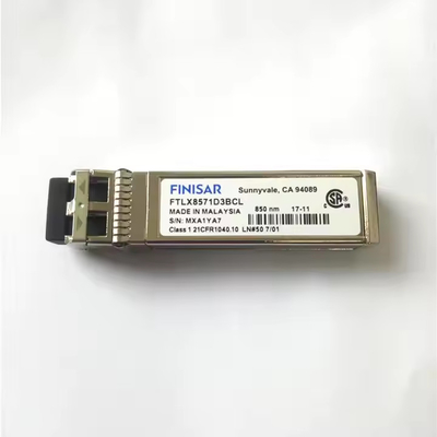 Finisar FTLX8571D3BCL 10Gb/s 850nm Multimode Datacom SFP+ เครื่องรับสัญญาณออปติกสําหรับ 10G Ethernet MPO POE 4G สมัคร SM