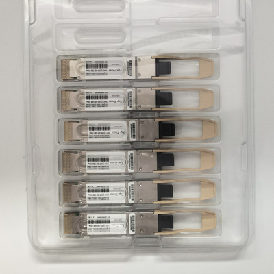 75m OM3 ระยะทาง 100G QSFP28 SR4 เครือข่ายที่พัฒนาเพื่อผลงานที่ดีที่สุด