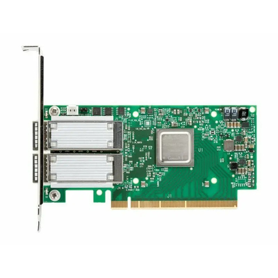 Mellanox MCX631102AN-ADAT ConnectX-6 การ์ดอะแดปเตอร์แบบมีสายภายนอก 25GbE Dual-Port SFP28 PCIe 4.0 X 8 สำหรับเซิร์ฟเวอร์ มีสินค้า