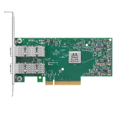 Mellanox MCX631102AN-ADAT ConnectX-6 การ์ดอะแดปเตอร์แบบมีสายภายนอก 25GbE Dual-Port SFP28 PCIe 4.0 X 8 สำหรับเซิร์ฟเวอร์ มีสินค้า