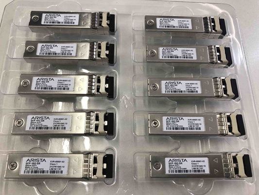 Arista SFP-10G-SR MINI GBIC 10Gb 850nm 300m ตัวรับส่งสัญญาณไฟเบอร์ออปติก CCTV