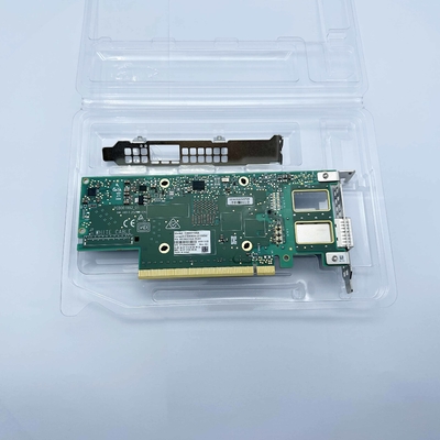 อะแดปเตอร์เซิร์ฟเวอร์ Mellanox ConnectX-6 VPI MCX653105A-ECAT 100GbE Infiniband EDR HDR100 Single QSFP56 PCIe 4.0 X 16 การ์ดเครือข่าย