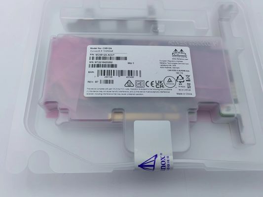 Mellanox Connectx-5 Dual 25Gbit SFP28 PCIe Network Adapter การ์ดขยาย MCX512A-ACAT อุปกรณ์ไฟเบอร์ออปติก 3.0x8