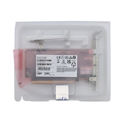 Mellanox MCX516A-CCAT ConnectX-5 EN 100GbE Dual-Port QSFP28 PCIe3.0 X 16 Interface Card ขายึดแบบ Tall&Short สำหรับการเชื่อมต่อไฟเบอร์ 4G