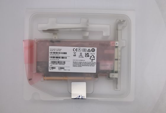 Mellanox MCX516A-CCAT ConnectX-5 EN 100GbE Dual-Port QSFP28 PCIe3.0 X 16 Interface Card ขายึดแบบ Tall&Short สำหรับการเชื่อมต่อไฟเบอร์ 4G