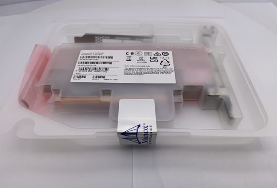 Mellanox MCX516A-CCAT ConnectX-5 EN 100GbE Dual-Port QSFP28 PCIe3.0 X 16 Interface Card ขายึดแบบ Tall&Short สำหรับการเชื่อมต่อไฟเบอร์ 4G