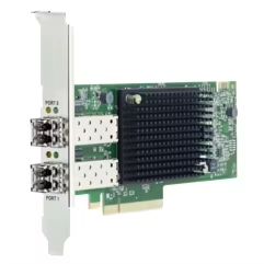 Emulex LPE35002-M2 32G FC Dual Port Gen 7 PCIe 4.0 X8 Host Bus Adapter สําหรับอุปกรณ์ไฟเบอร์ออปติกช่องไฟเบอร์