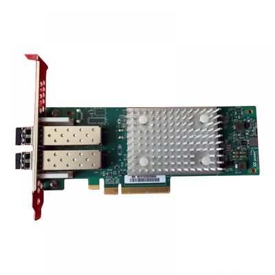 QLE2742-SR-CK PCIe 3.0 Dual-Port 32GFC SR-Optic SFP Adapter อุปกรณ์ช่องไฟเบอร์