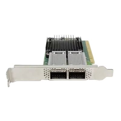 MCX516A-GCAT Mellanox ConnectX-5 EN การ์ดเชื่อมต่อเครือข่าย, 50GbE แบบ Dual-port QSFP28, PCIe3.0 X16