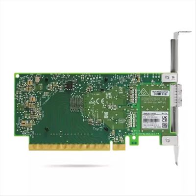 Mellanox MCX515A-CCUT QSFP28 ConnectX-5 อะแดปเตอร์ไฟเบอร์ออปติก Single-Port สำหรับ Ethernet 4G Tall Bracket รับประกัน 1 ปี DC 12V