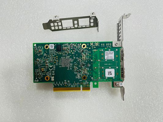 NVIDIA MCX621202AC-ADAT การ์ดแอดป์เตอร์ไร้สาย เซอร์เวอร์ภายใน 25GbE Dual-Port SFP28 PCI Express 4.0 X16 Stock