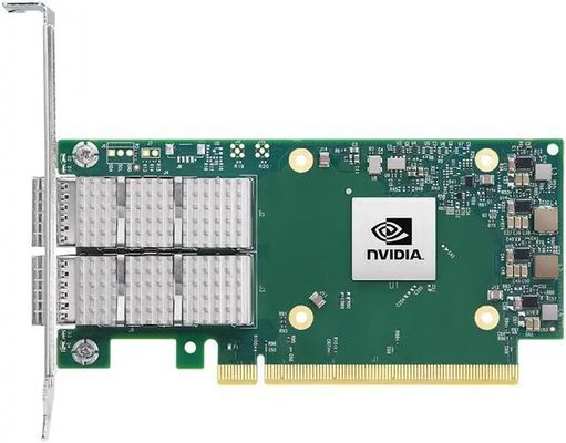 NVIDIA MCX621202AC-ADAT การ์ดแอดป์เตอร์ไร้สาย เซอร์เวอร์ภายใน 25GbE Dual-Port SFP28 PCI Express 4.0 X16 Stock