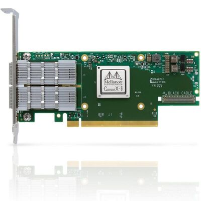 NVIDIA MCX653106A-HDAT ConnectX-6 Infiniband 200GbE HDR Ethernet Port Dual QSFP56 PCIe4.0 X16 การ์ดปรับปรุงเซอร์เวอร์
