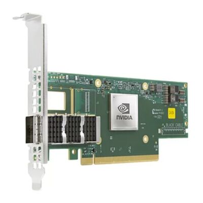 การ์ดอะแดปเตอร์ Mellanox MCX653105A-HDAT ConnectX-6 Infiniband & Ethernet 200GbE พอร์ตเดียว QSFP56 PCIe 4.0 X16 Tall Bracket