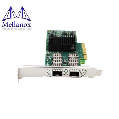 Mellanox MCX654106A-ECAT ใหม่ Connect-6 Dual-Port QSFP56 100GbE การ์ดเครือข่ายแบบมีสาย ศูนย์ข้อมูล PCIe Internal Server Stock