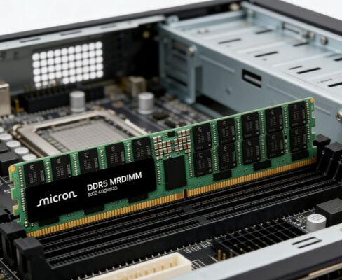 Micron MTC40F204WS1RC64BC1 96GB DDR5 6400MT/s RDIMM ECC Server Memory RAM for Data Center