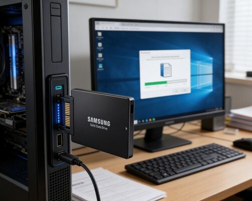 Samsung MZQLB7T6HALA-00W07 7.68TB PCIe 3.0 NVMe U.2 Enterprise SSD สำหรับเซิร์ฟเวอร์ศูนย์ข้อมูล