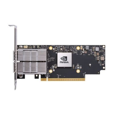 NVIDIA MCX753436MS-HEAT ConnectX-7 200GbE NDR200 InfiniBand Ethernet Adapter PCIe 5.0 OCP3.0 การ์ดเครือข่าย