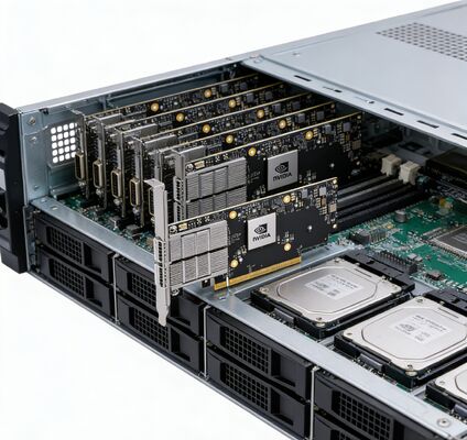 NVIDIA MCX753436MS-HEAT ConnectX-7 200GbE NDR200 InfiniBand Ethernet Adapter PCIe 5.0 OCP3.0 การ์ดเครือข่าย