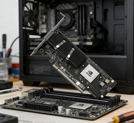 การ์ดเครือข่าย NVIDIA C8220 ConnectX‑8 SuperNIC 200GbE/400GbE NDR200 InfiniBand PCIe 6.0 QSFP112