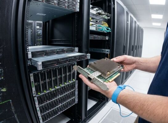Mellanox MCX75310AAS-NEAT ConnectX-7 400Gb/s NDR InfiniBand Single Port OSFP PCIe 5.0 x16 การ์ดเครือข่ายสําหรับ AI Server