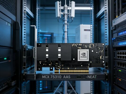 NVIDIA MCX75310AAS-NEAT ConnectX-7 400Gb/s NDR InfiniBand Single Port OSFP PCIe 5.0 x16 การ์ดเครือข่ายสําหรับ AI Server และ Data Center