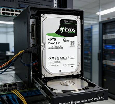 Seagate ST12000NM000J Exos X18 12TB SATA3 7200RPM 256MB Enterprise Server HDD
