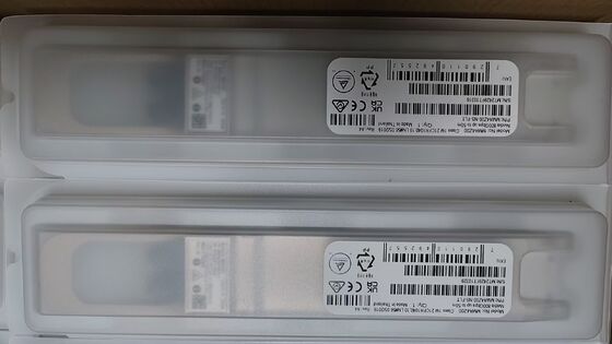 NVIDIA MMA4Z00-NS-FLT แท้ 800GBASE-SR8 OSFP โทรรับโป๊กเกอร์แฝด NDR InfiniBand 2x400G โมดูลออปติกอลแบบ Flat Top 50m