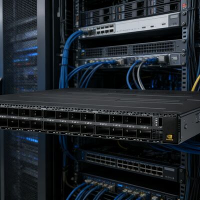 สวิตช์ InfiniBand NVIDIA MQM9790-NS2R Quantum-2 1U NDR 400Gb/s 64 พอร์ต 32 OSFP การจัดการแบบไม่จัดการ การไหลเวียนอากาศแบบย้อนกลับ C2P สำหรับคลัสเตอร์ AI DGX H100