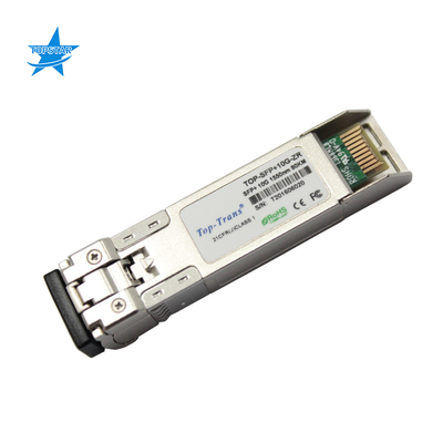 ฐาน 10G -ZR SFP + โมดูลออปติคัล 100Km SMF สำหรับโทรคมนาคม 10G และ Datacom