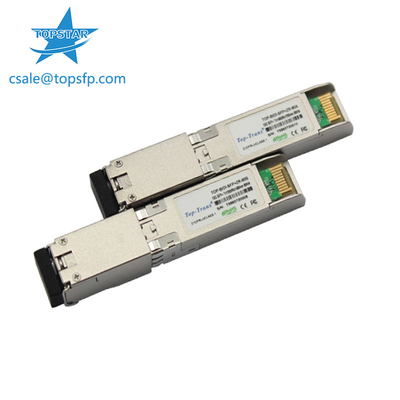 10 Gb/S BIDI SMF 80KM DDM โมดูลไฟเบอร์ออปติกพร้อมขั้วต่อ LC