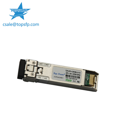 CWDM 20Km โมดูลออปติคัล 1270nm ถึง 1310nm SFP เครื่องส่งสัญญาณ 10G