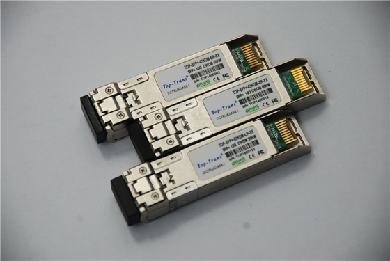 แอปพลิเคชันสำหรับ 10G Fibre Channel CWDM Sfp โมดูลออปติคัล 40Km เครื่องส่งสัญญาณ Module