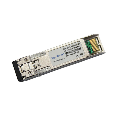 Rohs 20km 10G โมดูล SFP Hot Pluggable 1.5W การบริโภคต่ำ