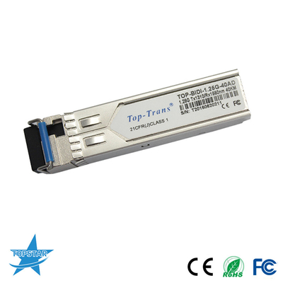 1310nm 1490nm BIDI Sfp โมดูล 1.25G 40KM SMF เครื่องรับส่งสัญญาณ