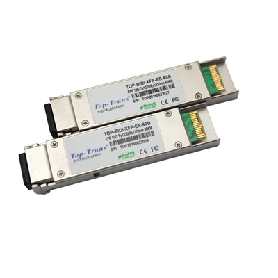60km BIDI 10G SMF SFP โมดูล 1270nm R1330nm โซลูชันเครือข่าย