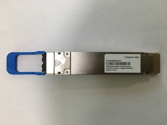 โมดูลไฟเบอร์ออปติกตัวเชื่อมต่อ LC แบบดูเพล็กซ์ 400GBASE-FR4 qSFP CWDM4 2KM